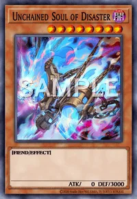 Unchained Soul of Disaster, Yu-Gi-Oh! card, DARK