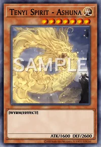Tenyi Spirit - Ashuna, Yu-Gi-Oh! card, LIGHT