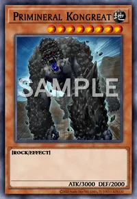 Primineral Kongreat, Yu-Gi-Oh! card, EARTH