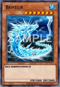 Brinegir, Yu-Gi-Oh! card, WATER