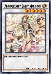 Aromaseraphy Sweet Marjoram, Yu-Gi-Oh! card, LIGHT