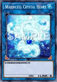 Marincess Crystal Heart, Yu-Gi-Oh! card, WATER