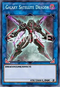 Galaxy Satellite Dragon, Yu-Gi-Oh! card, DARK