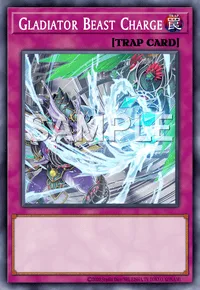 Gladiator Beast Charge, Yu-Gi-Oh! card, TRAP