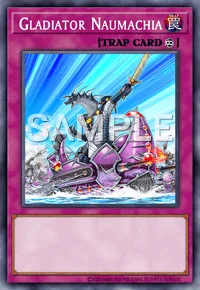 Gladiator Naumachia, Yu-Gi-Oh! card, TRAP