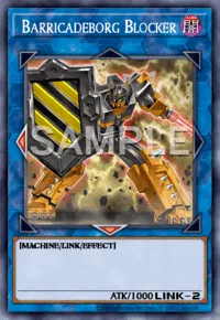 Barricadeborg Blocker, Yu-Gi-Oh! card, DARK