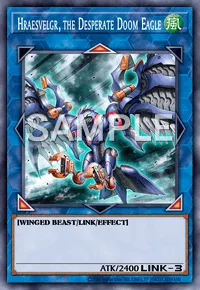 Hraesvelgr, the Desperate Doom Eagle, Yu-Gi-Oh! card, WIND