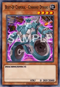 Boot-Up Corporal - Command Dynamo, Yu-Gi-Oh! card, EARTH