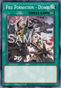 Fire Formation - Domei, Yu-Gi-Oh! card, SPELL