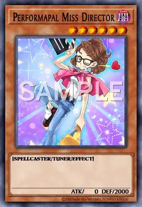 Performapal Miss Director, Yu-Gi-Oh! card, DARK