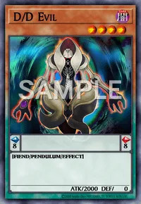 D/D Evil, Yu-Gi-Oh! card, DARK
