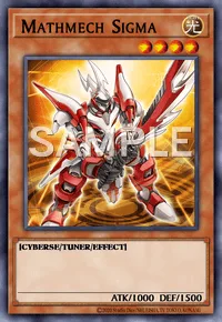 Mathmech Sigma, Yu-Gi-Oh! card, LIGHT