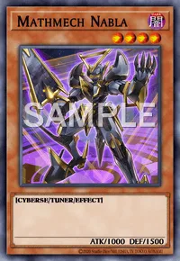 Mathmech Nabla, Yu-Gi-Oh! card, DARK