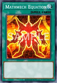 Mathmech Equation, Yu-Gi-Oh! card, SPELL
