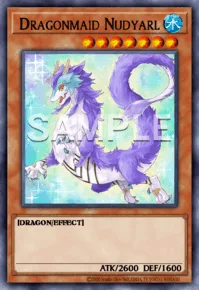 Dragonmaid Nudyarl, Yu-Gi-Oh! card, WATER