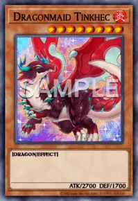 Dragonmaid Tinkhec, Yu-Gi-Oh! card, FIRE
