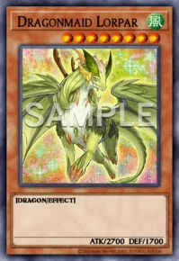 Dragonmaid Lorpar, Yu-Gi-Oh! card, WIND