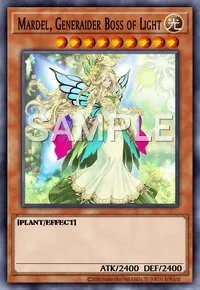 Mardel, Generaider Boss of Light, Yu-Gi-Oh! card, LIGHT
