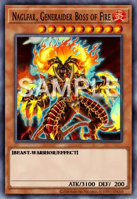 Naglfar, Generaider Boss of Fire, Yu-Gi-Oh! card, FIRE