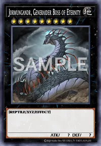 Jormungandr, Generaider Boss of Eternity, Yu-Gi-Oh! card, EARTH