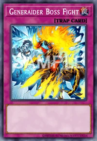 Generaider Boss Fight, Yu-Gi-Oh! card, TRAP