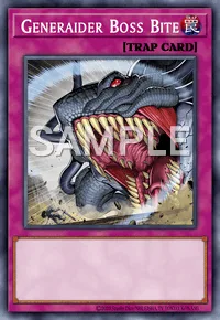 Generaider Boss Bite, Yu-Gi-Oh! card, TRAP