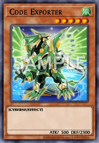 Code Exporter, Yu-Gi-Oh! card, WIND