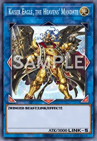 Kaiser Eagle, the Heavens' Mandate, Yu-Gi-Oh! card, LIGHT