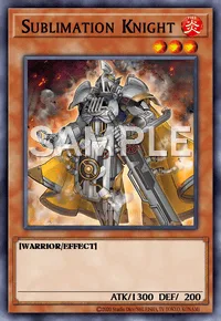 Sublimation Knight, Yu-Gi-Oh! card, FIRE
