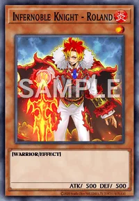 Infernoble Knight - Roland, Yu-Gi-Oh! card, FIRE