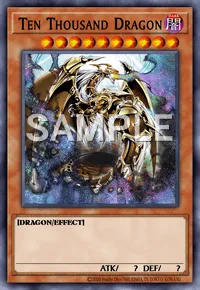 Ten Thousand Dragon, Yu-Gi-Oh! card, DARK