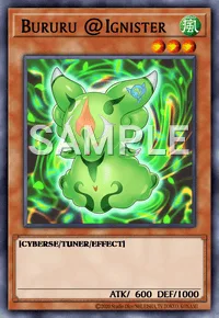 Bururu @Ignister, Yu-Gi-Oh! card, WIND
