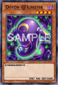 Doyon @Ignister, Yu-Gi-Oh! card, DARK
