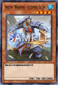 Ancient Warriors - Eccentric Lu Jing, Yu-Gi-Oh! card, WATER