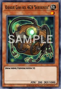 Karakuri Gama mdl 4624 "Shirokunishi", Yu-Gi-Oh! card, EARTH