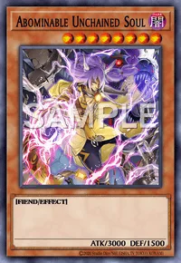 Abominable Unchained Soul, Yu-Gi-Oh! card, DARK