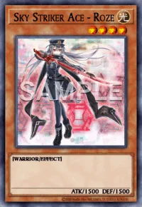 Sky Striker Ace - Roze, Yu-Gi-Oh! card, LIGHT