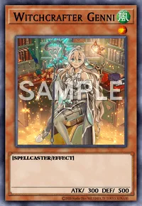 Witchcrafter Genni, Yu-Gi-Oh! card, WIND