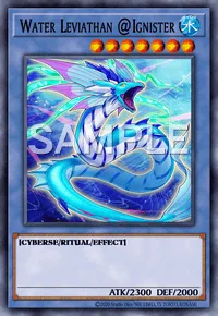 Water Leviathan @Ignister, Yu-Gi-Oh! card, WATER