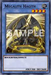 Megalith Hagith, Yu-Gi-Oh! card, EARTH