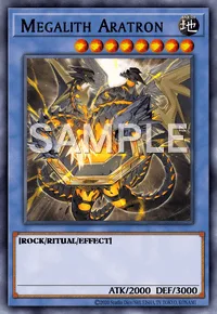 Megalith Aratron, Yu-Gi-Oh! card, EARTH