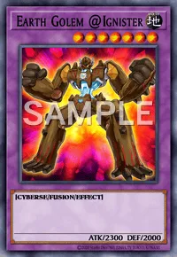 Earth Golem @Ignister, Yu-Gi-Oh! card, EARTH