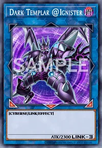 Dark Templar @Ignister, Yu-Gi-Oh! card, DARK