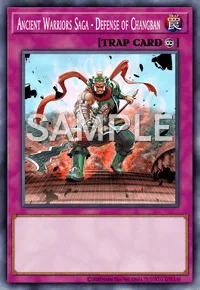 Ancient Warriors Saga - Defense of Changban, Yu-Gi-Oh! card, TRAP