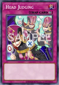 Head Judging, Yu-Gi-Oh! card, TRAP