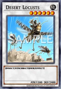 Desert Locusts, Yu-Gi-Oh! card, EARTH