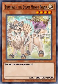 Phantasos, the Dream Mirror Friend, Yu-Gi-Oh! card, LIGHT