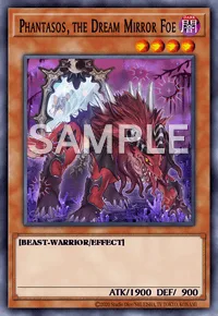 Phantasos, the Dream Mirror Foe, Yu-Gi-Oh! card, DARK