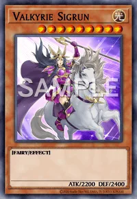 Valkyrie Sigrun, Yu-Gi-Oh! card, LIGHT