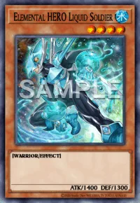 Elemental HERO Liquid Soldier, Yu-Gi-Oh! card, WATER